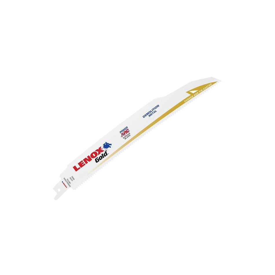 LENOX 960GR GoldÂ® Demolition Reciprocating Saw Blades 230mm 10 TPI (Pack 5)