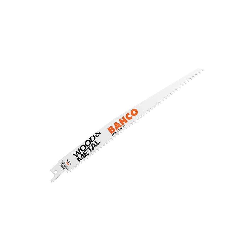 Bahco Wood & Metal Bi-Metal Reciprocating Blade 228mm 6 TPI (Pack 5)