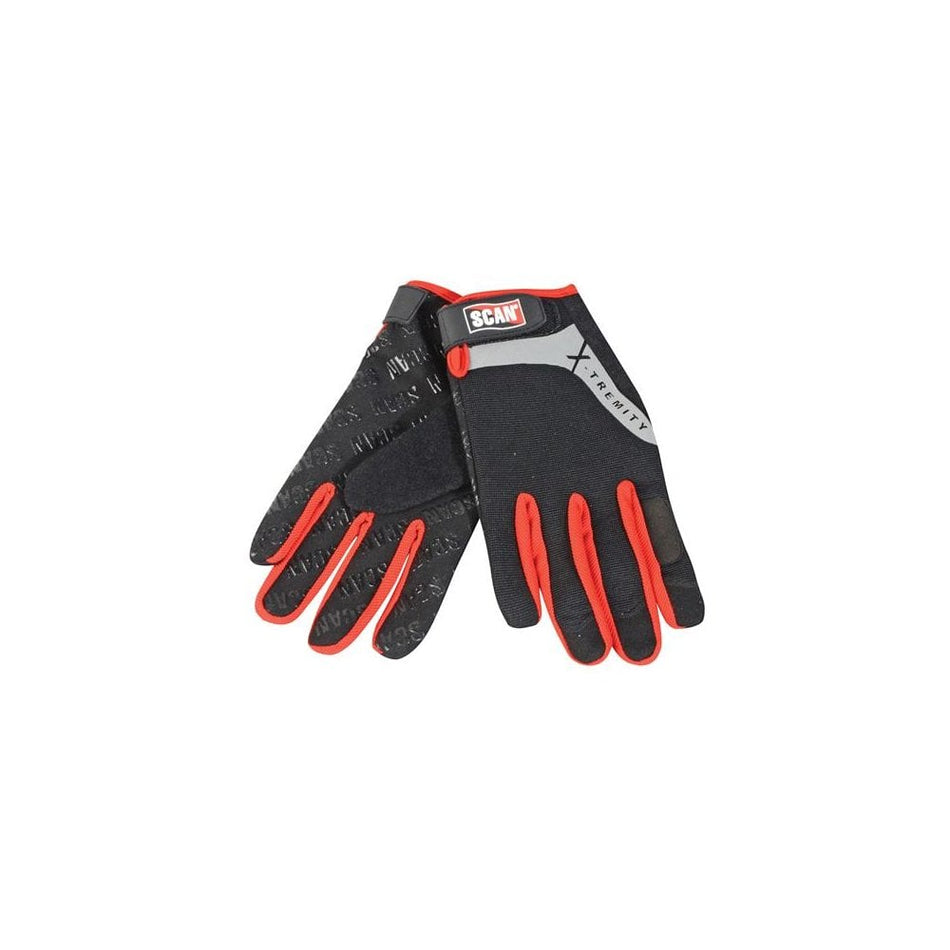 Scan Work Gloves with Touch Screen Function - Large (Size 9)