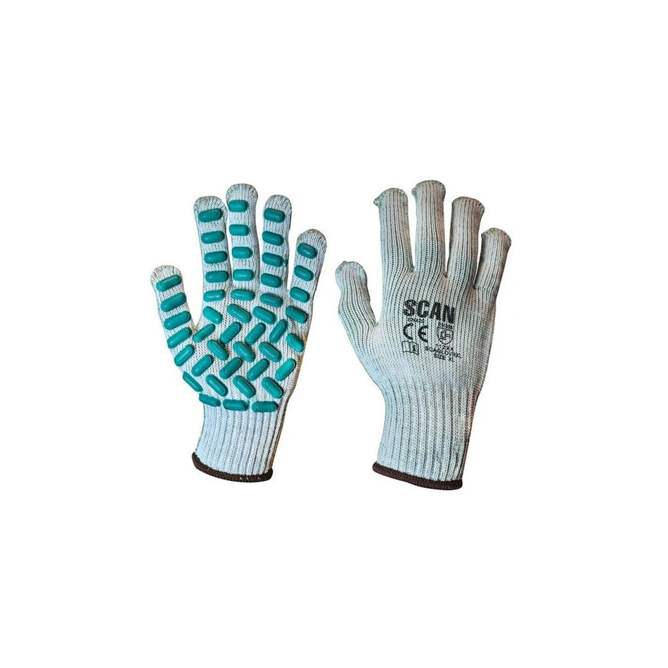 Scan Vibration Resistant Latex Foam Gloves - Extra Large (Size 10)