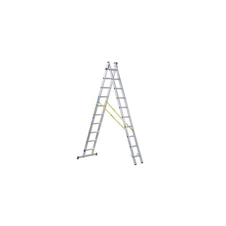 Zarges D-Rung Combination Ladder 2-Part 2 x 8 Rungs