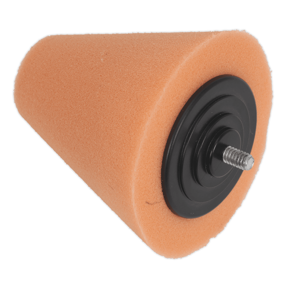 Sealey Buffing & Polishing Foam Cone - Orange/Firm Model No.-PTCCHC85O