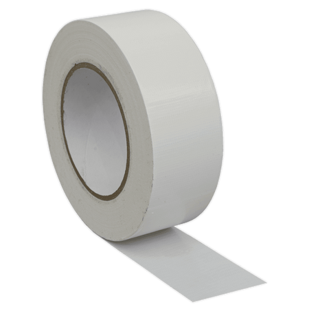 Sealey Duct Tape 50mm x 50m White Model No.-DTW