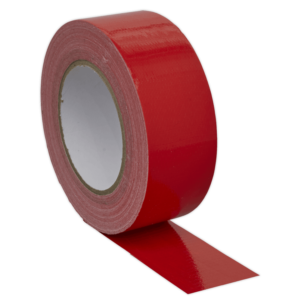 Sealey Duct Tape 50mm x 50m Red Model No.-DTR