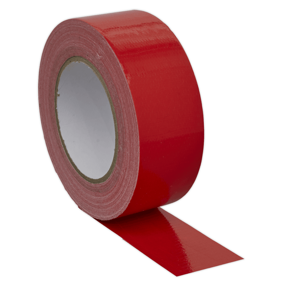 Sealey Duct Tape 50mm x 50m Red Model No.-DTR