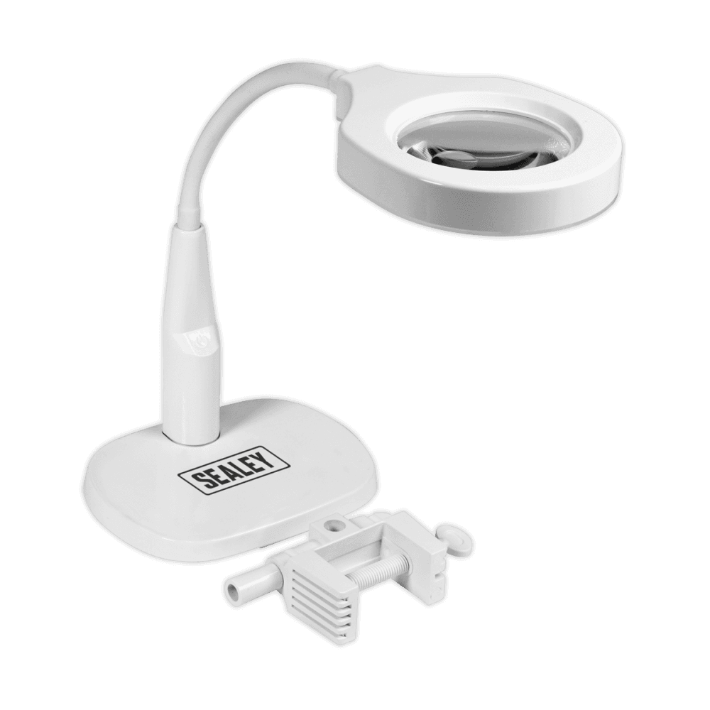 Sealey Dimmable Dual Mounting Magnifying Work Light 230V 45 SMD LED Model No.-WL53/8D