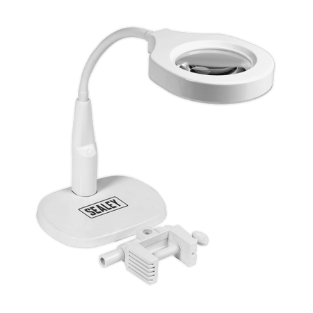 Sealey Dimmable Dual Mounting Magnifying Work Light 230V 45 SMD LED Model No.-WL53/8D