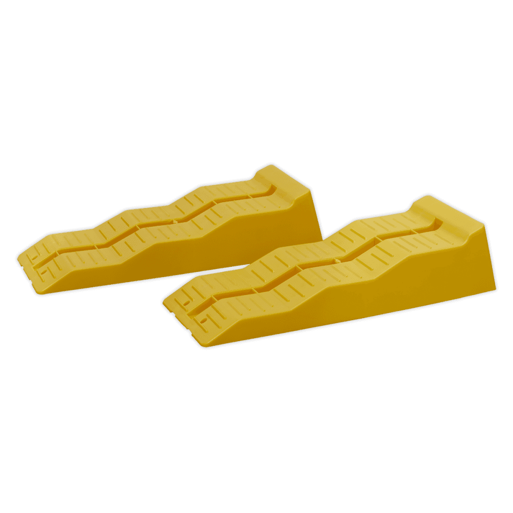 Sealey Levelling Ramps - Three Stage 2.5tonne Capacity per Ramp 5tonne Capacity per Pair Model No.-WL301
