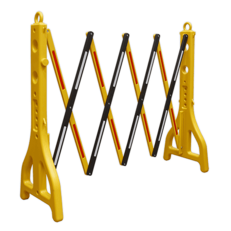 Sealey Plastic Folding Barrier 2500mm Model No.-PFB2500
