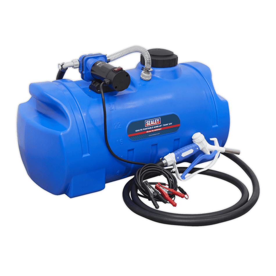 Sealey Portable AdBlueÂ¶© Tank 100ltr 12V Model No.-ADB100T