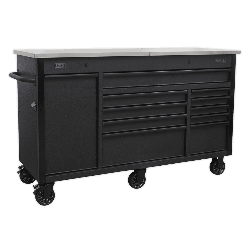 Sealey Superline PRO® Mobile Tool Cabinet with Power Tool Charging Drawer 1600mm Model No.-AP6310BE