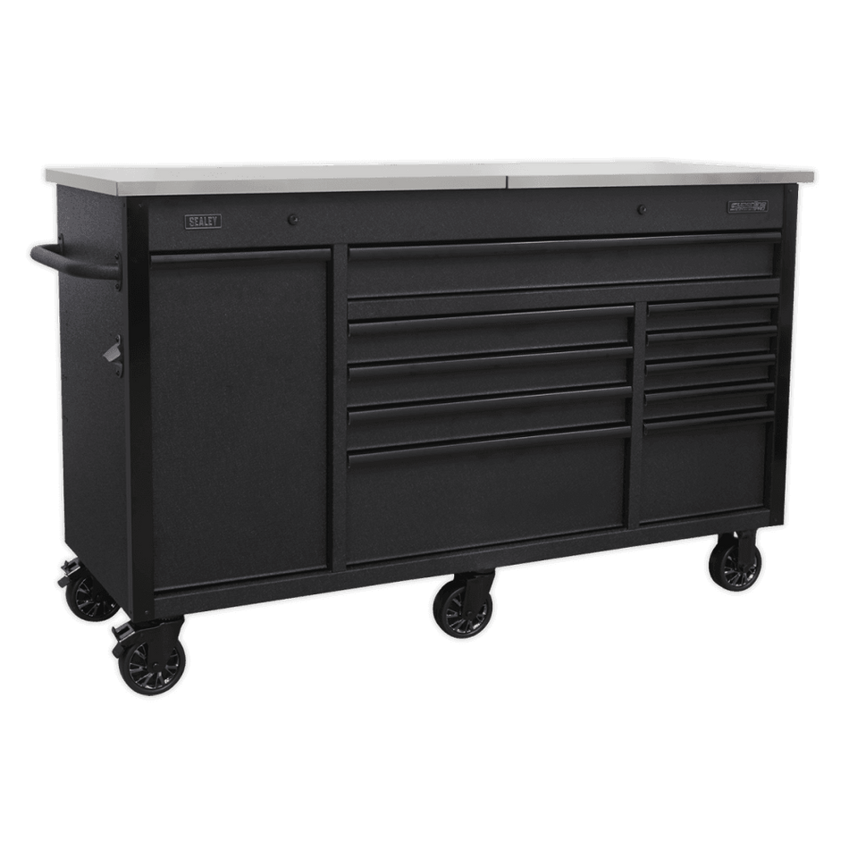 Sealey Mobile Tool Cabinet 1600mm with Power Tool Charging Drawer Model No.-AP6310BE