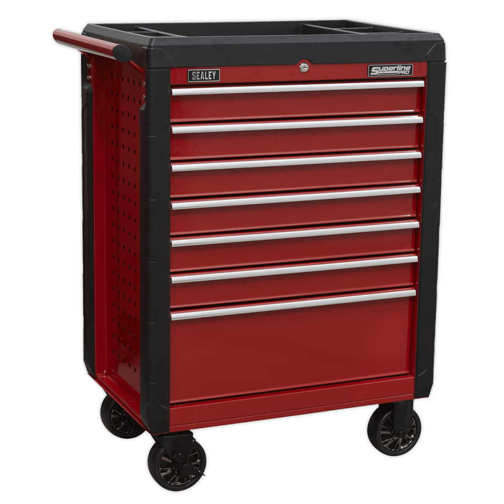Sealey Superline PRO® Rollcab 7 Drawer - Red Model No.-AP3407