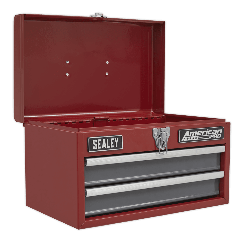 Sealey Toolbox 2 Drawer with Ball Bearing Slides Model No.-AP2602BB