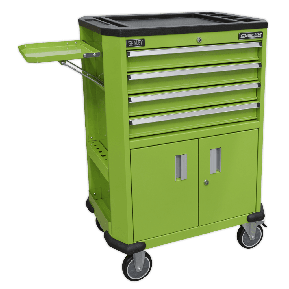 Sealey Tool Trolley with 4 Drawers & 2 Door Cupboard Model No.-AP980MTHV