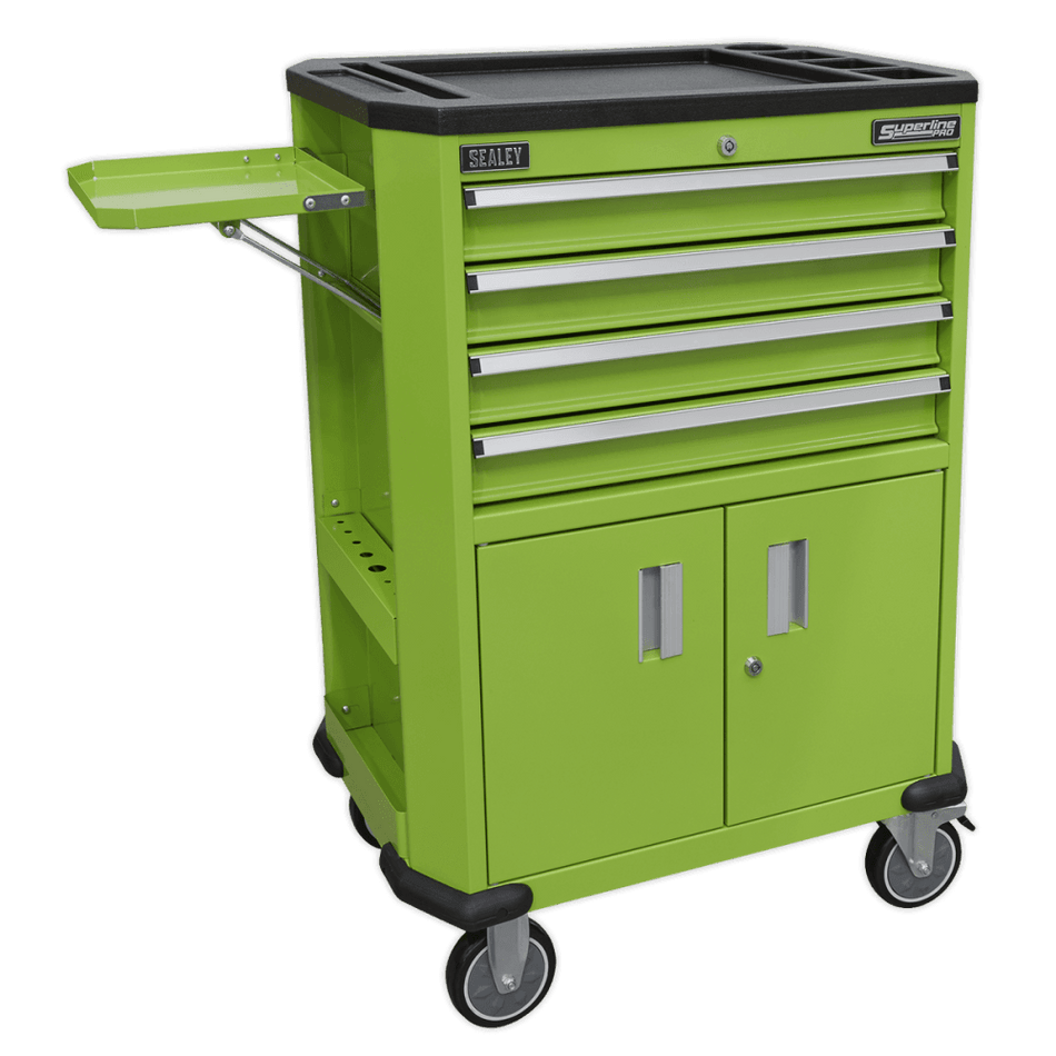 Sealey Tool Trolley with 4 Drawers & 2 Door Cupboard Model No.-AP980MTHV