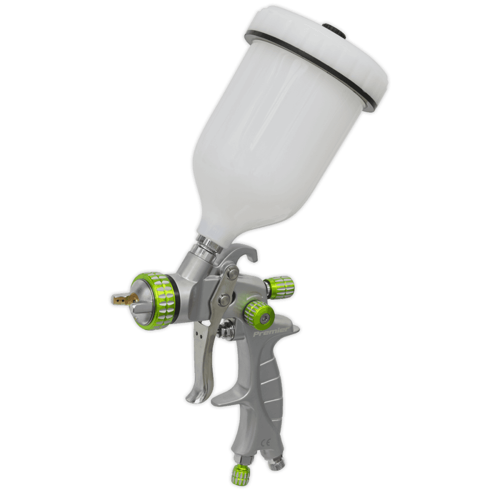 Sealey LVLP Gravity Feed Spray Gun 1.4mm Set-Up Model No- LVLP01