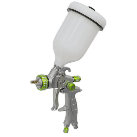 Sealey LVLP Gravity Feed Spray Gun 1.4mm Set-Up Model No- LVLP01