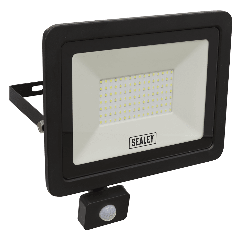 Sealey Extra Slim Floodlight with PIR Sensor 100W SMD LED Model No- LED115PIR