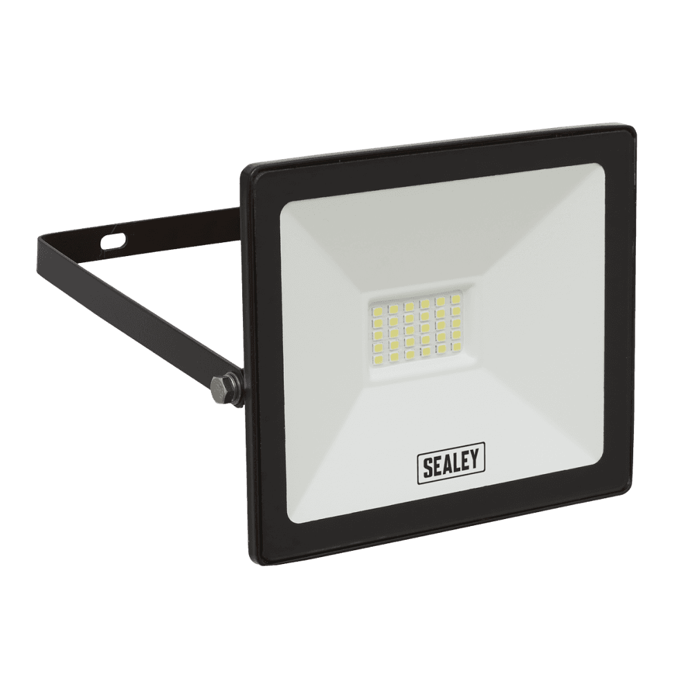 Sealey Extra Slim Floodlight with Wall Bracket 20W SMD LED Model No- LED112