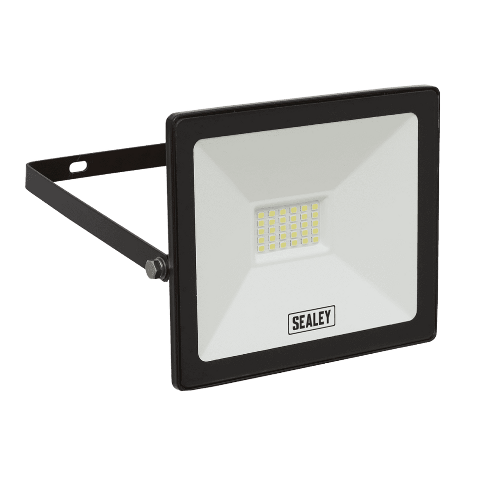 Sealey Extra Slim Floodlight with Wall Bracket 20W SMD LED Model No- LED112