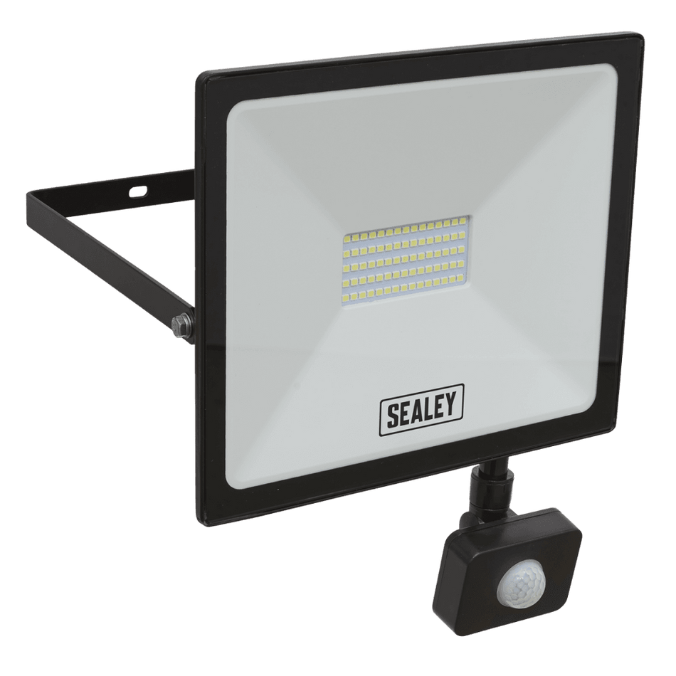 Sealey Extra Slim Floodlight with PIR Sensor 50W SMD LED Model No- LED113PIR