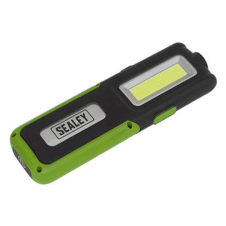Sealey Rechargeable Inspection Lamp Green 5W COB + 3W LED + Power Bank Model No- LED318G