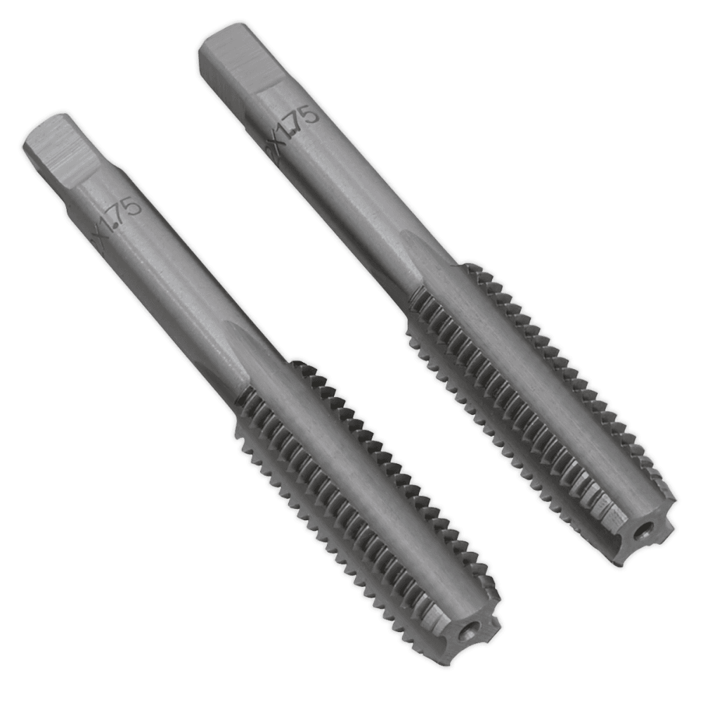 Sealey Tap Set 2pc (Taper & Plug) M12 x 1.75mm Model No- TSM12