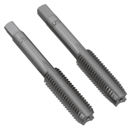 Sealey Tap Set 2pc (Taper & Plug) M12 x 1.75mm Model No- TSM12