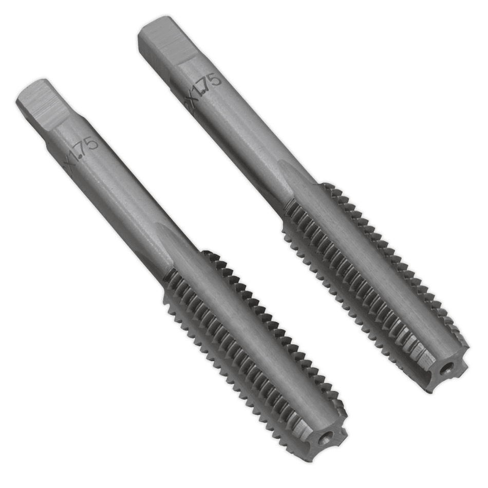 Sealey Tap Set 2pc (Taper & Plug) M12 x 1.75mm Model No- TSM12