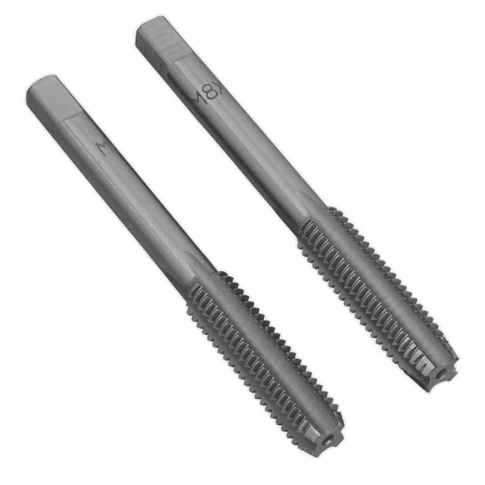 Sealey Tap Set 2pc (Taper & Plug) M8 x 1.25mm Model No- TSM8