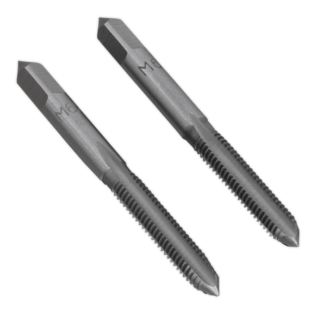 Sealey Tap Set 2pc (Taper & Plug) M6 x 1mm Model No- TSM6