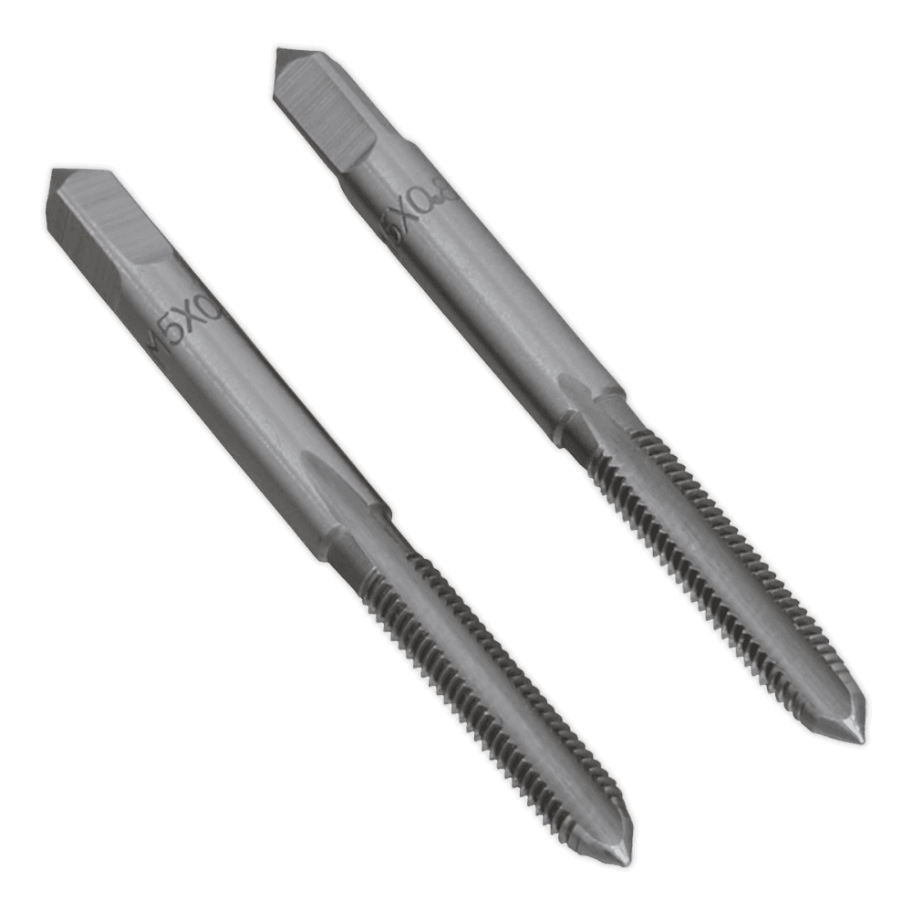 Sealey Tap Set 2pc (Taper & Plug) M5 x 0.8mm Model No- TSM5