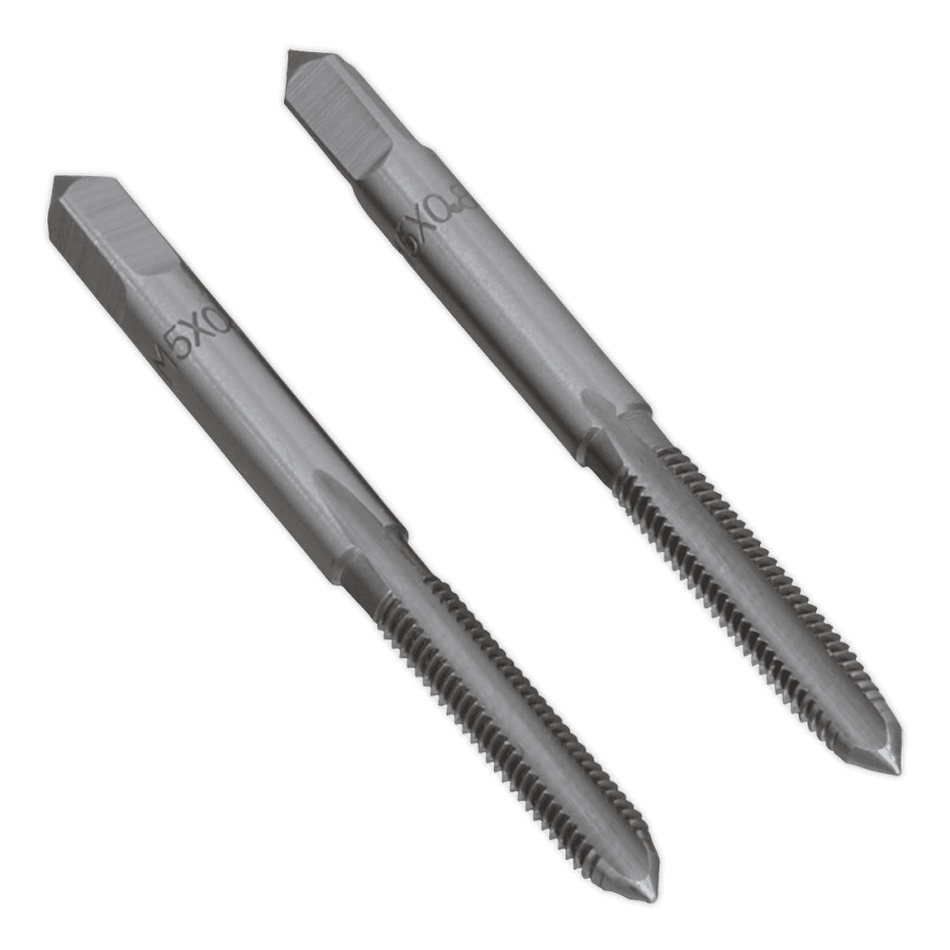 Sealey Tap Set 2pc (Taper & Plug) M5 x 0.8mm Model No- TSM5
