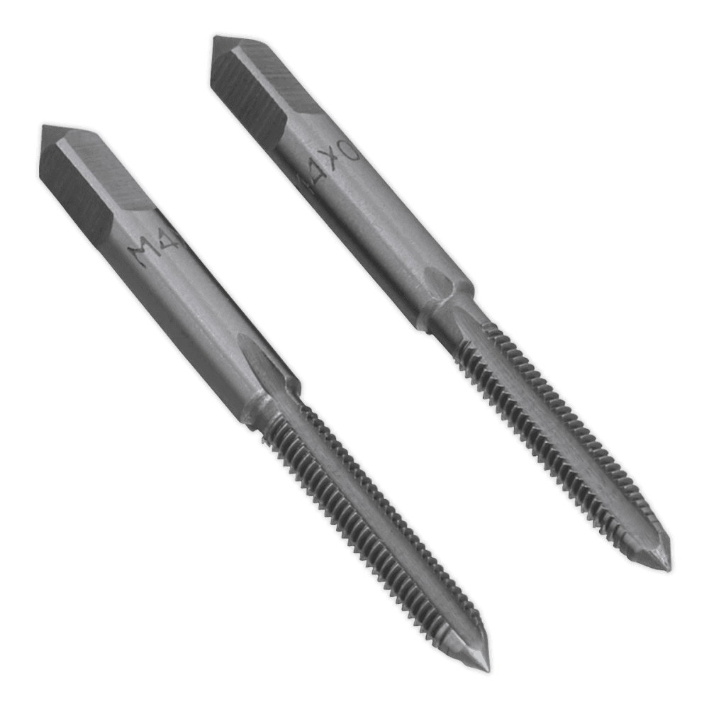 Sealey Tap Set 2pc (Taper & Plug) M4 x 0.7mm Model No- TSM4