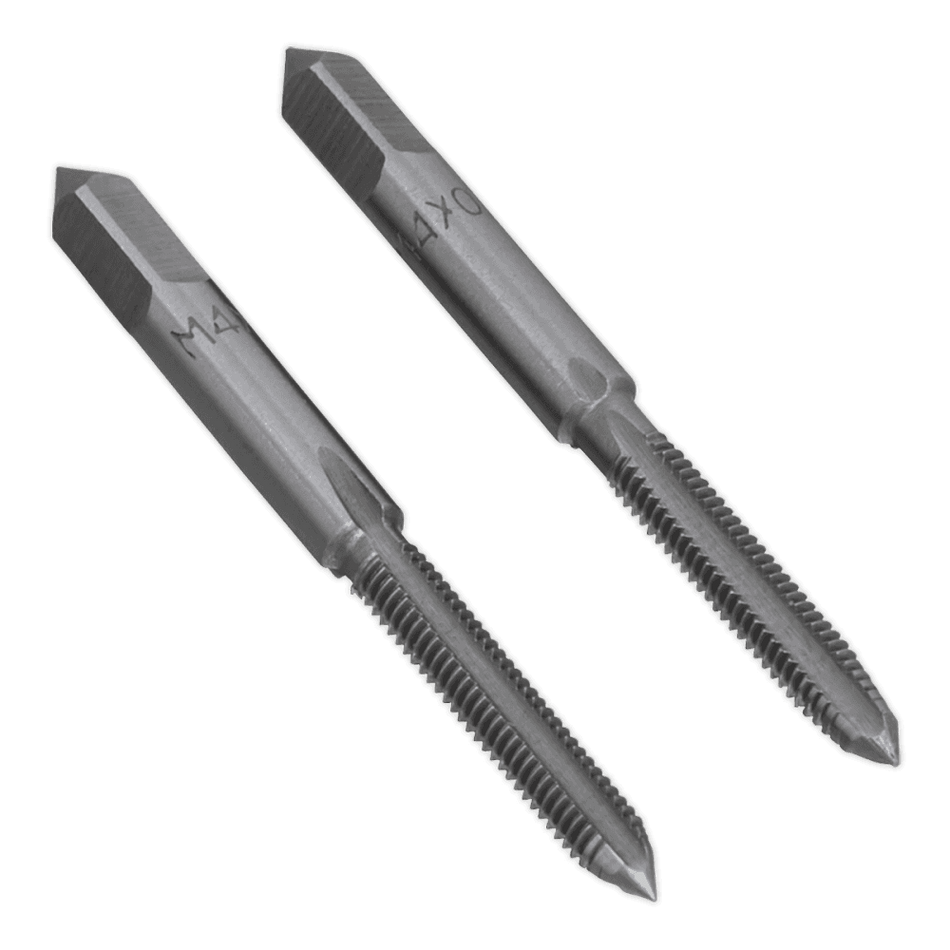Sealey Tap Set 2pc (Taper & Plug) M4 x 0.7mm Model No- TSM4