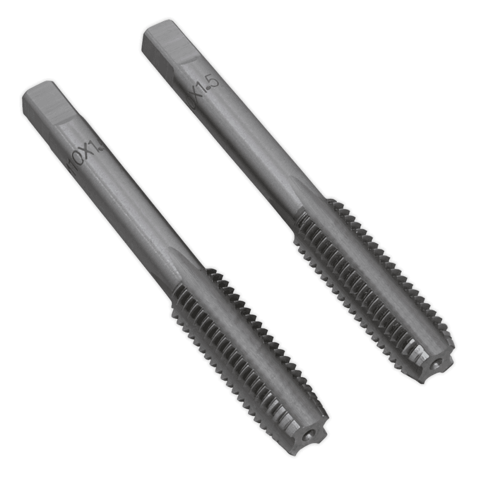 Sealey Tap Set 2pc (Taper & Plug) M10 x 1.5mm Model No- TSM10