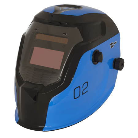 Sealey Auto Darkening Welding Helmet Shade 9-13 - Blue Model No- PWH2