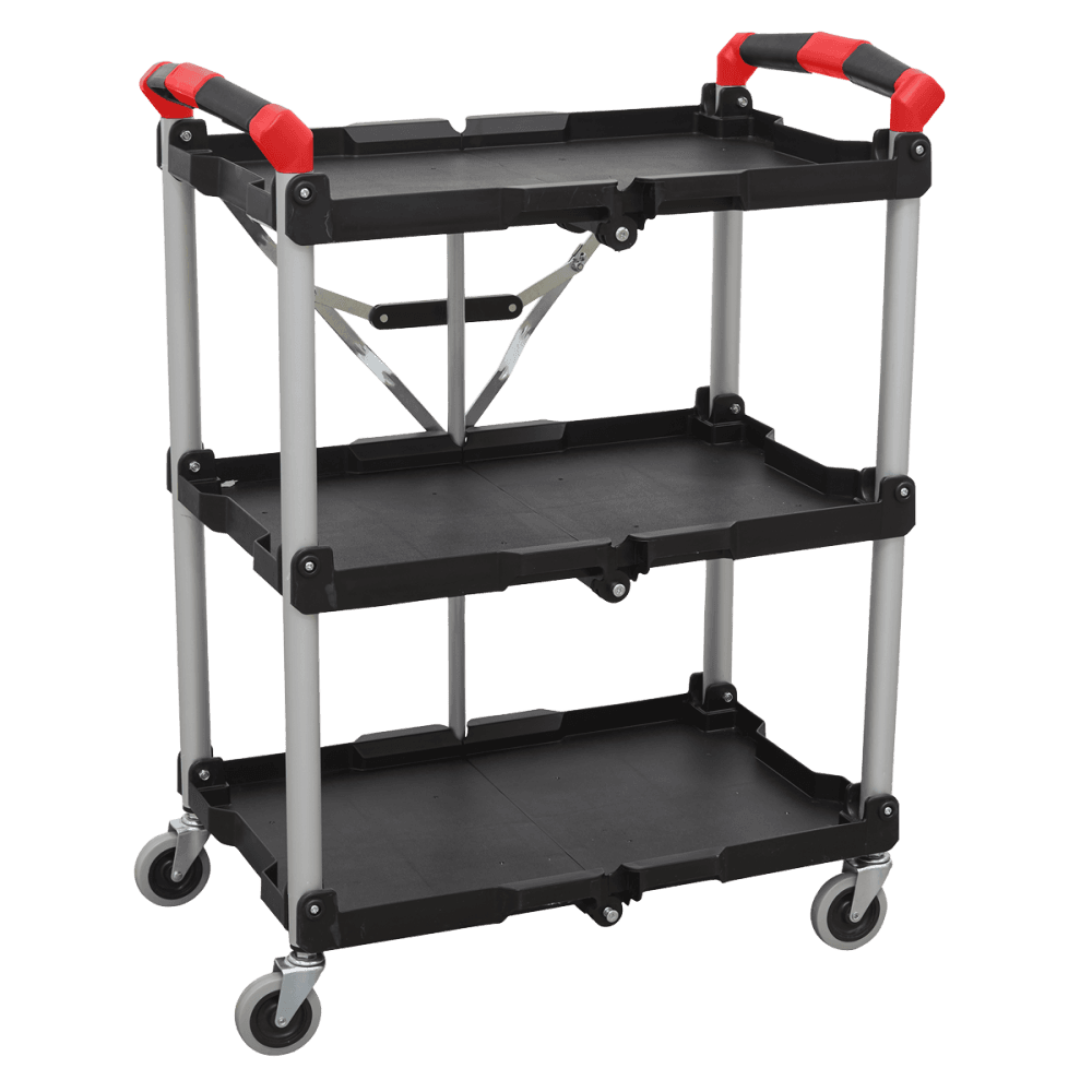 Sealey Folding Workshop Trolley 3-Level Model No- CX314