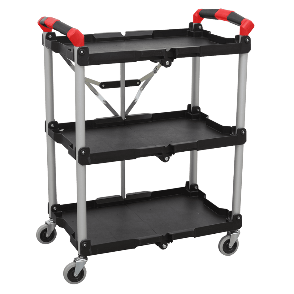 Sealey Folding Workshop Trolley 3-Level Model No- CX314