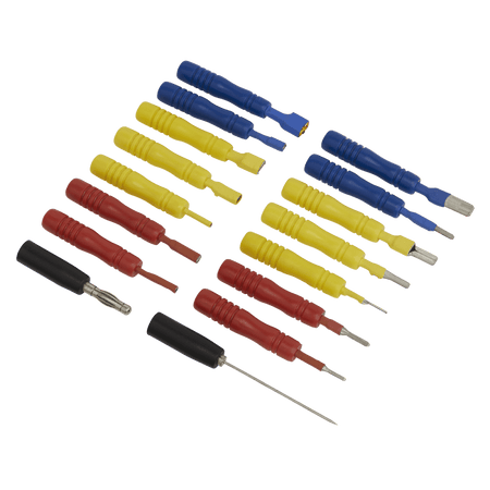 Sealey Test Lead Connector Set 16pc Model No- TLCS01