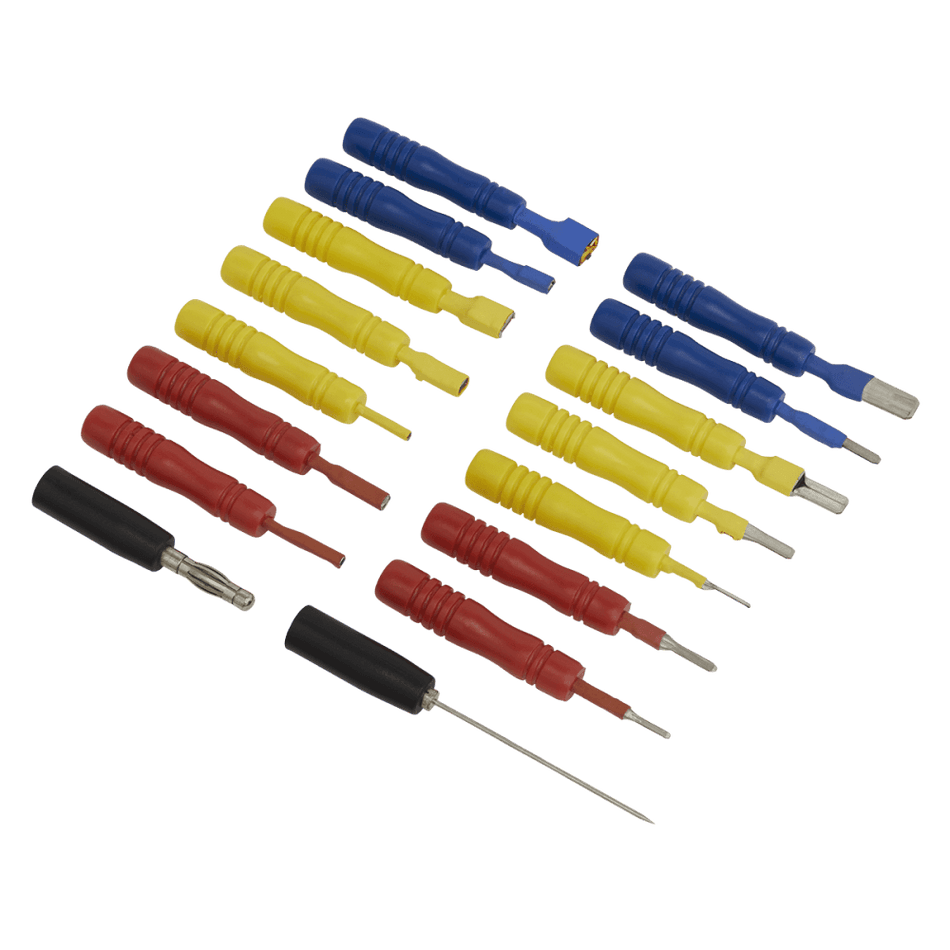 Sealey Test Lead Connector Set 16pc Model No- TLCS01