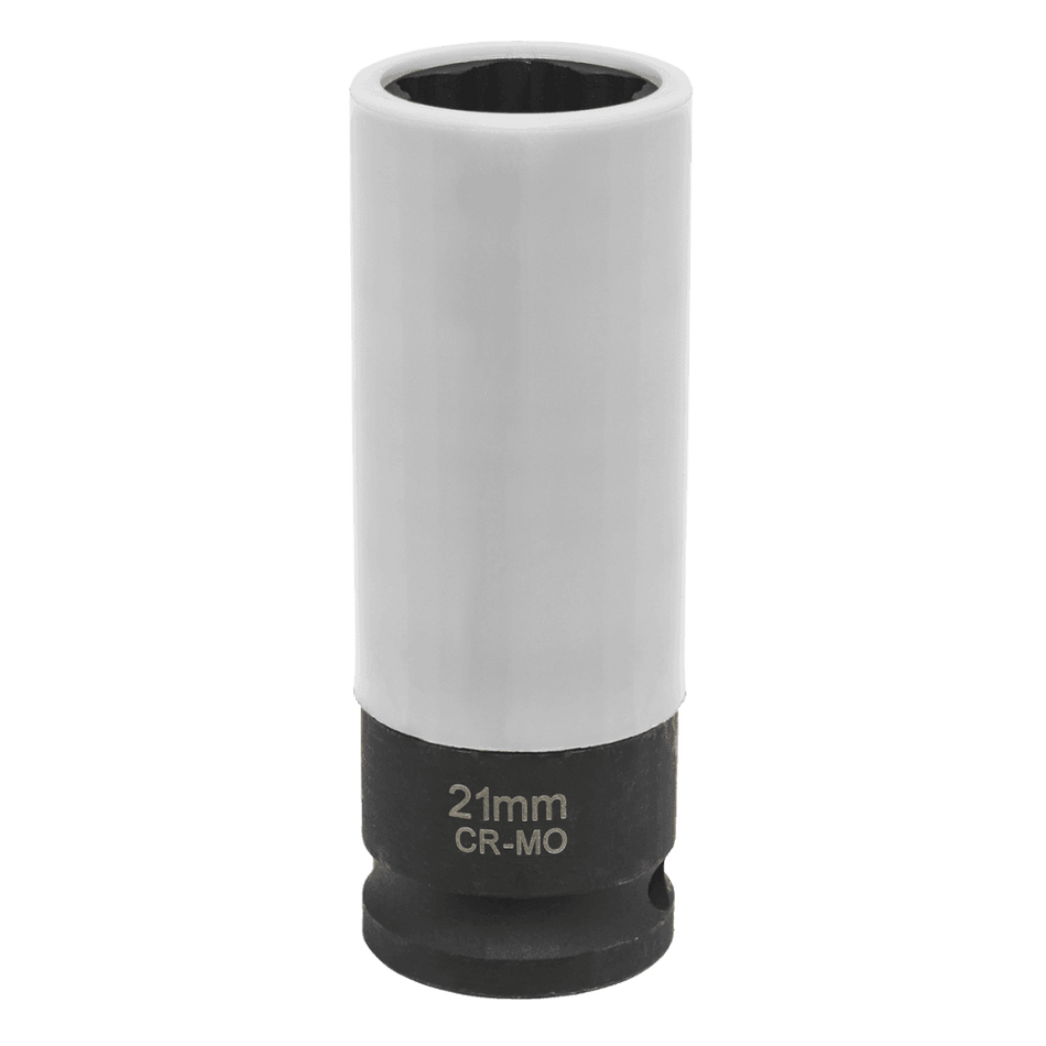 Sealey Alloy Wheel Impact Socket 1/2"Sq Drive - 21mm Star Profile for Hyundai Model No- SX0421
