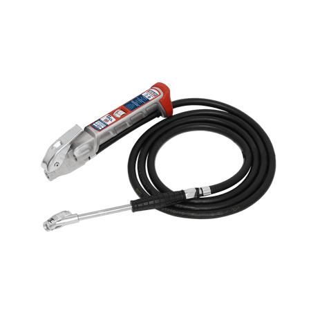 Sealey Tyre Inflator 2.5m Hose with Twin Clip-On Connector Model No- SA37/95
