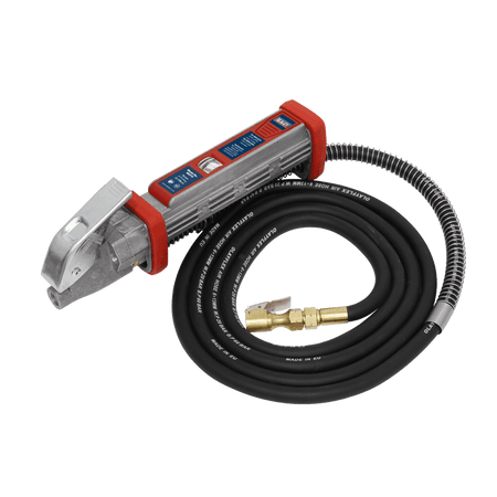 Sealey Tyre Inflator 2.7m Hose with Clip-On Connector Model No- SA372