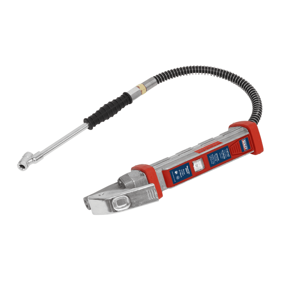 Sealey Tyre Inflator 0.5m Hose with Twin Push-On Connector Model No- SA371