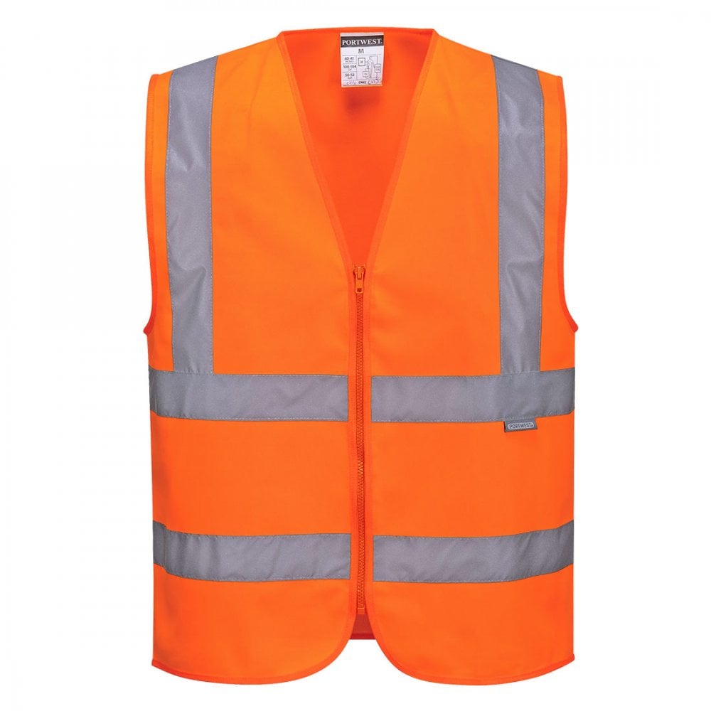Hi-Vis Zipped Vest - Style PW- C375
