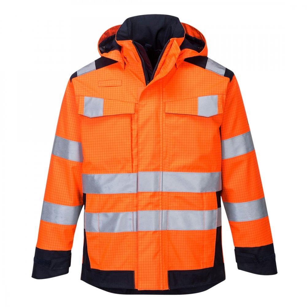 Portwest Modaflame Rain Multi Norm Arc Jacket MV70