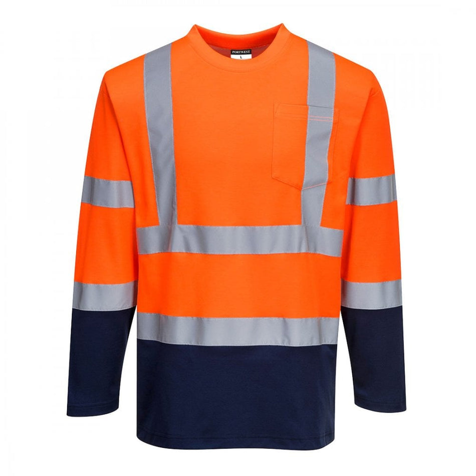 Hi-Vis Two-Tone T-Shirt L/S - Style PW- S280