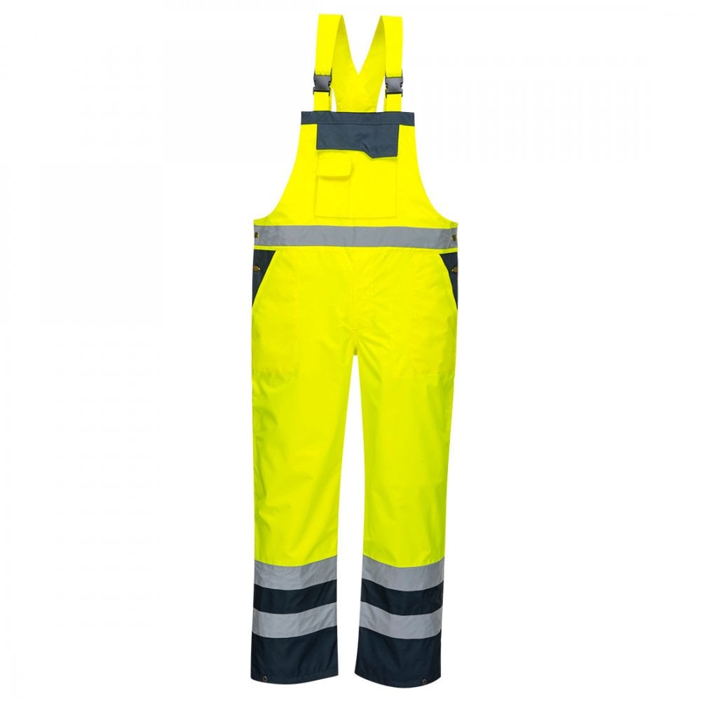 Portwest Contrast Bib & Brace - Unlined S488